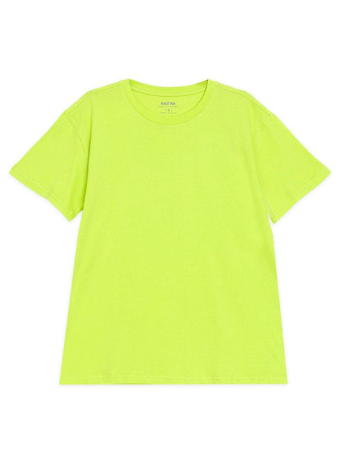 Lime Punch Over Size Short Sleeve - Khotwh